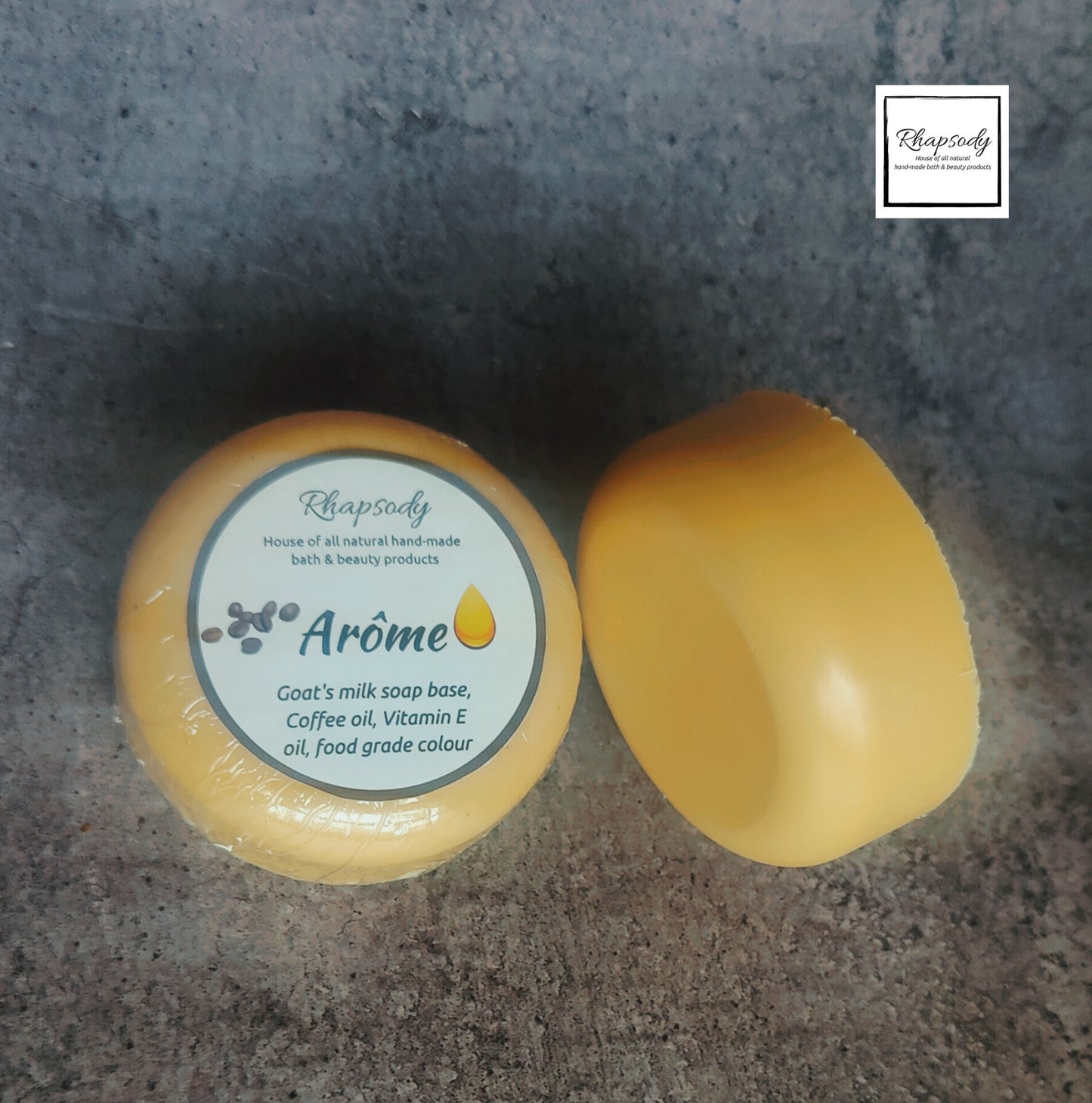 Arome- coffee and vitamin E oil soap